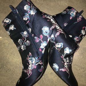 Floral Heeled Boots